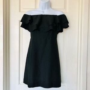 NWOT Banana Republic Off The Shoulder Ruffle Mini Dress